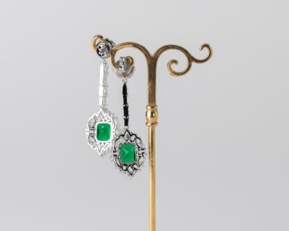 Pendientes Genova Verde Corto