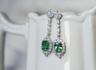 Pendientes Genova Verde Corto