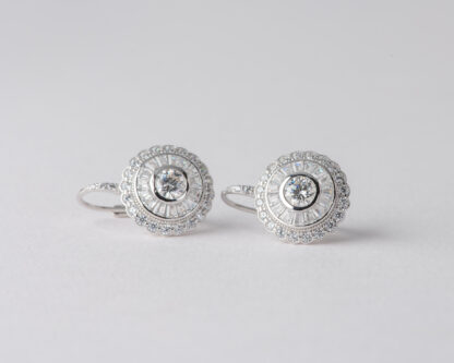 Pendientes Ojo de Perdiz Blanco Pequeño