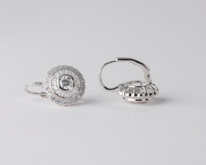 Pendientes Ojo de Perdiz Blanco Pequeño