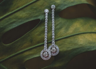 Pendientes Ojo de Perdiz Redondo Blanco