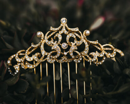 Peineta Royal Dorado