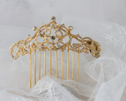 Peineta Royal Dorado