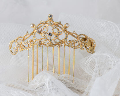 Peineta Royal Dorado