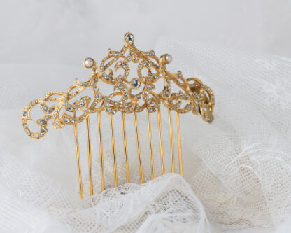 Peineta Royal Dorado
