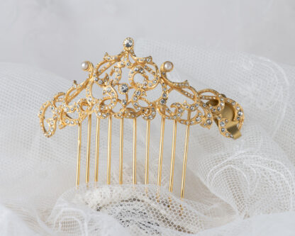Peineta Royal Dorado