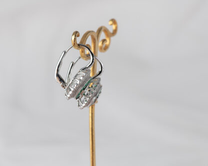 Pendientes Ojo de Perdiz Verde Pequeño