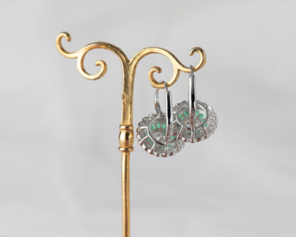 Pendientes Ojo de Perdiz Verde Pequeño