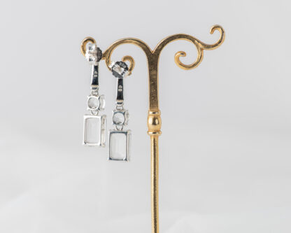 Pendientes Brittania Topacio Blanco
