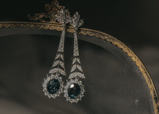 Pendientes Letiana Topacio London Blue