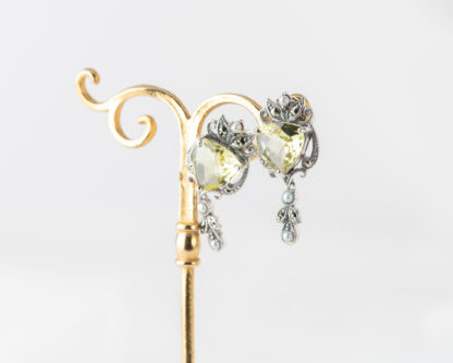 Pendientes Serpens Cuarzo Limon