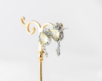 Pendientes Serpens Cuarzo Limon