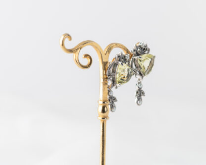 Pendientes Serpens Cuarzo Limon