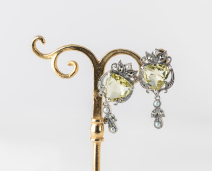 Pendientes Serpens Cuarzo Limon