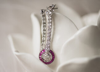 Pendientes Ojo de Perdiz Redondo Rosa