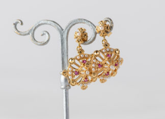 Pendientes Maldonado Rubi Dorado