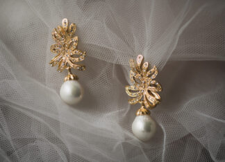 Pendientes Oliva Dorado