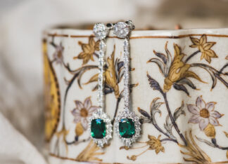 Pendientes Genova Esmeralda