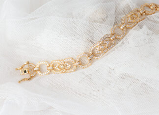 Pulsera Fedoras Dorado